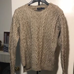 Polo Ralph Lauren Cable Knit Sweater with Buttons
